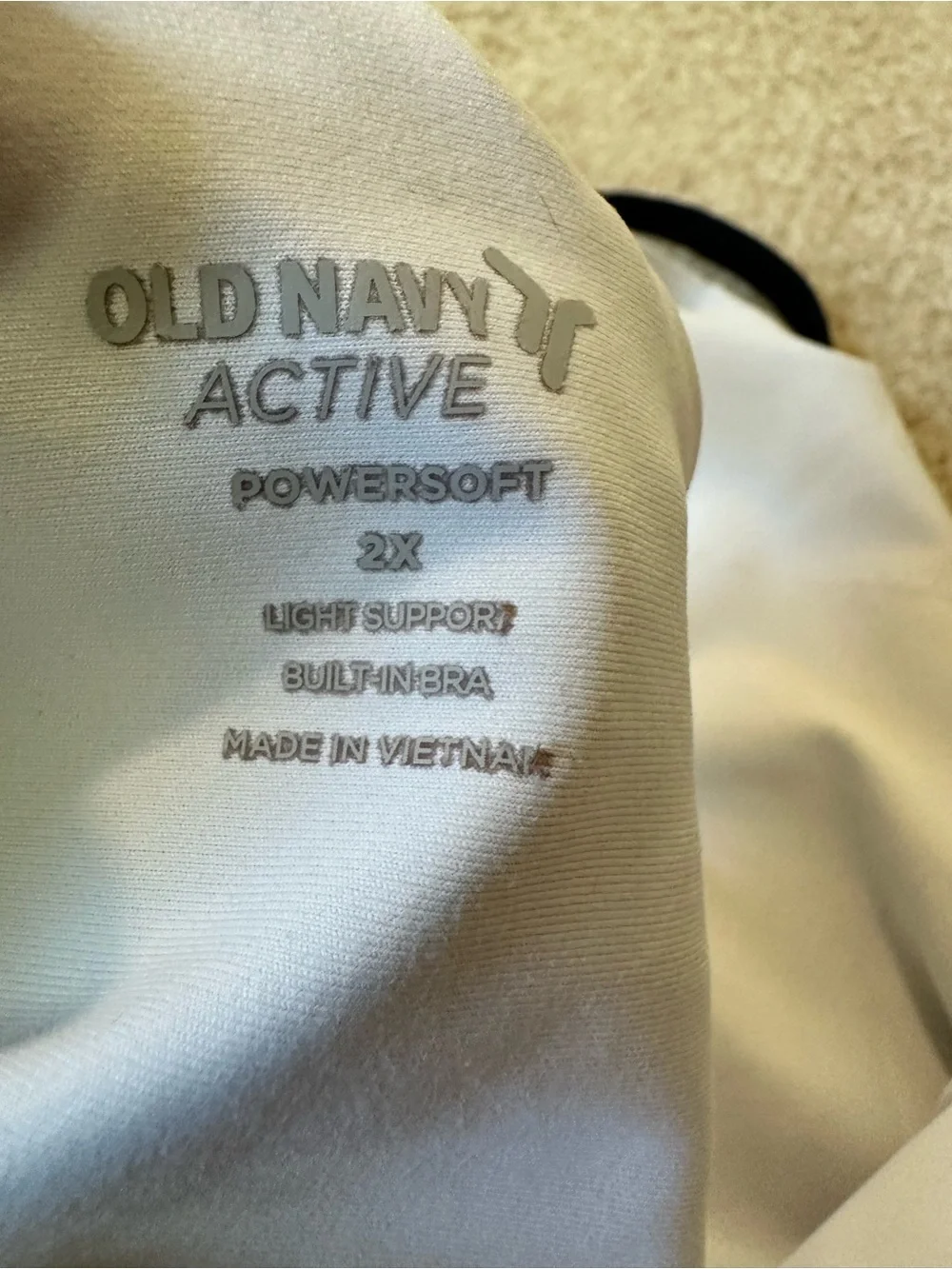 Old Navy Black and White Double Pack Sports Bras